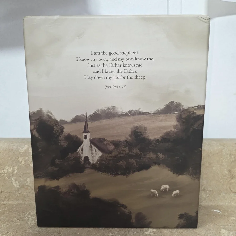 The Daily Grace Co. Good Shepherd 1000 Piece Jigsaw Puzzle Church Scene Brown